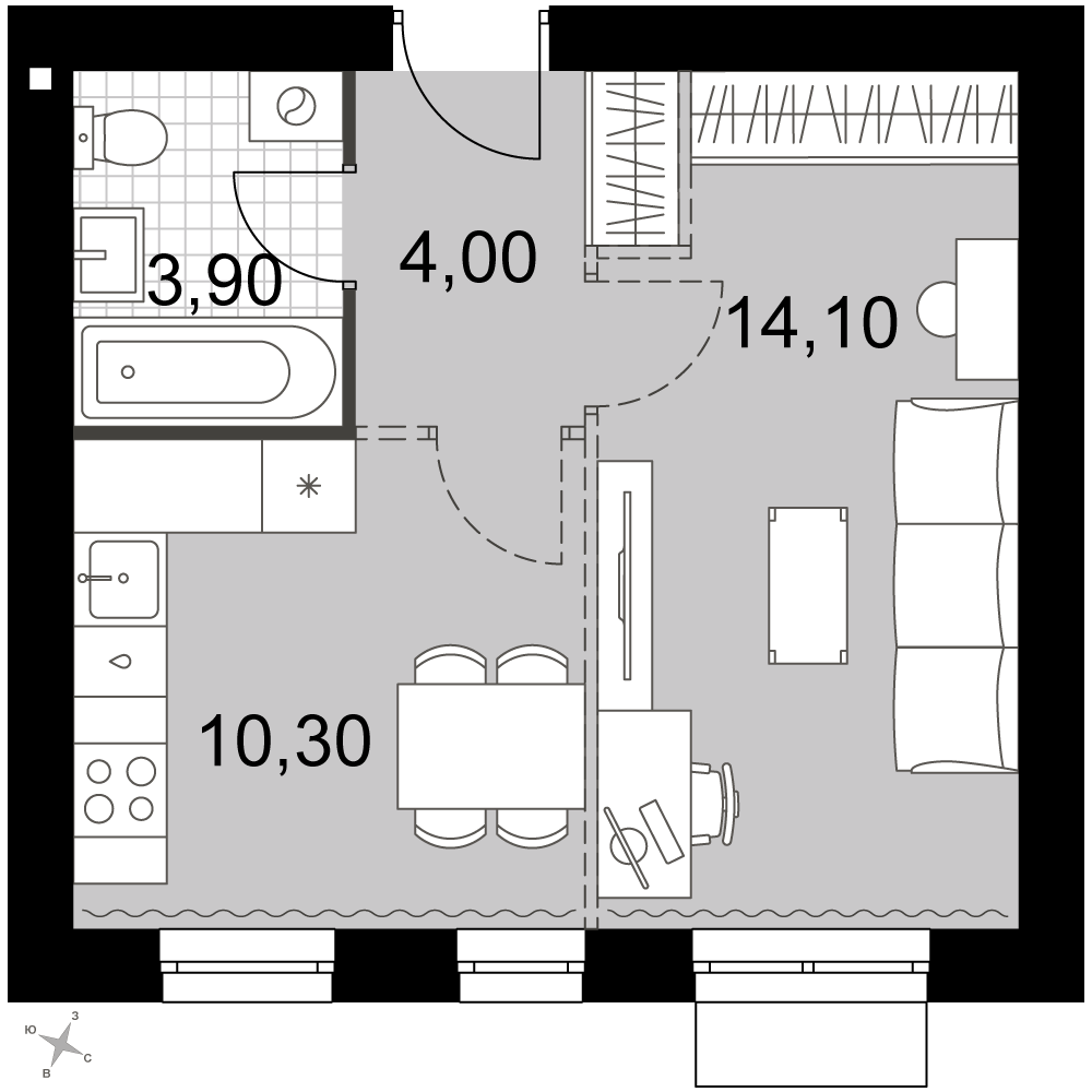 План таунхауса