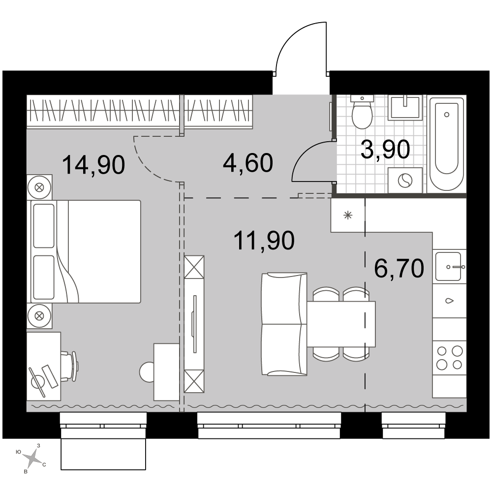 План таунхауса