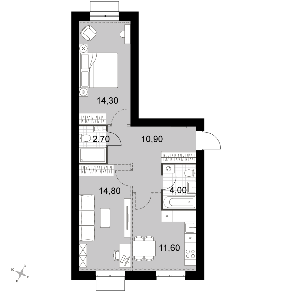 План таунхауса