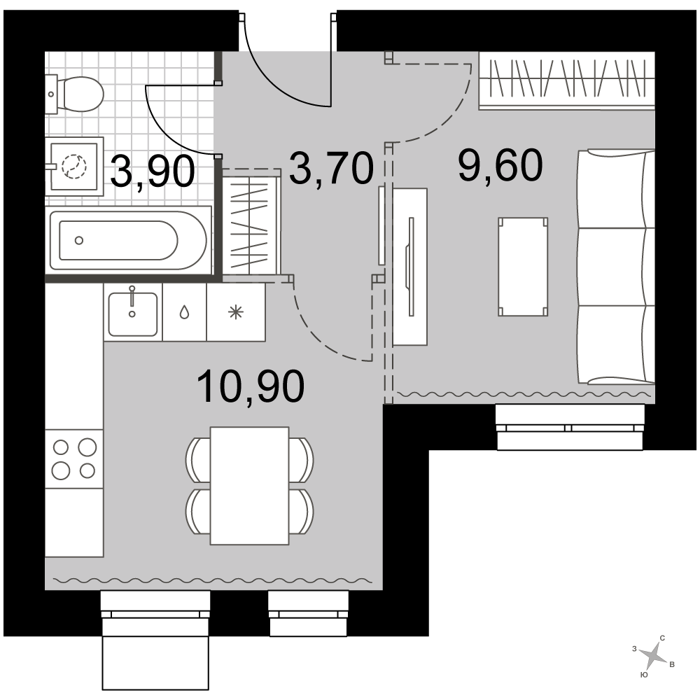 План таунхауса