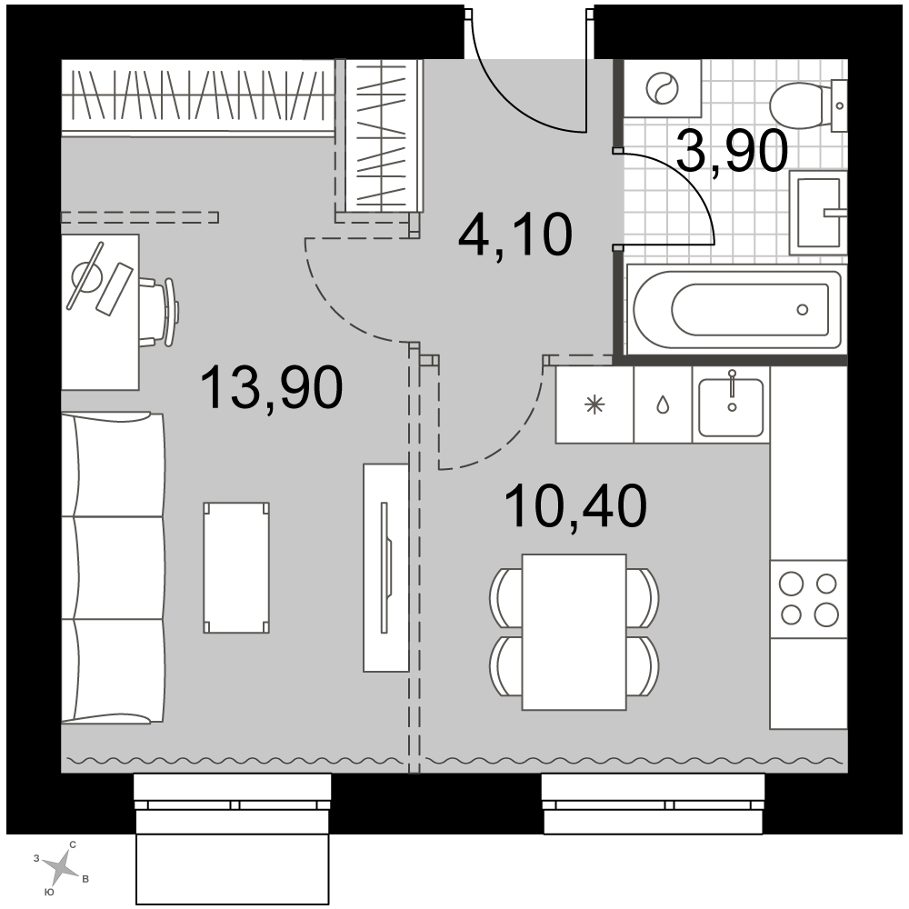 План таунхауса