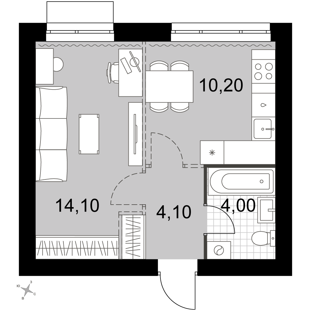 План таунхауса