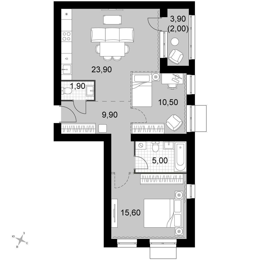 План таунхауса