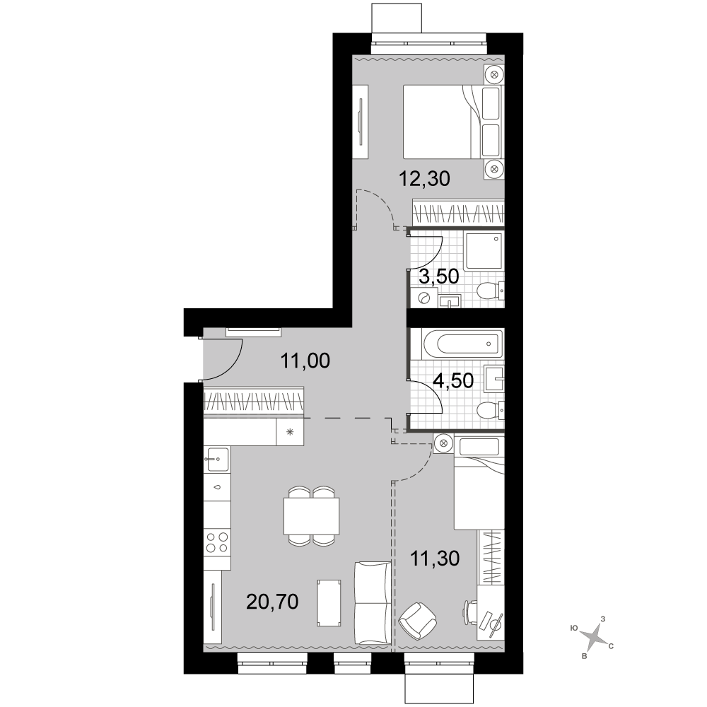 План таунхауса