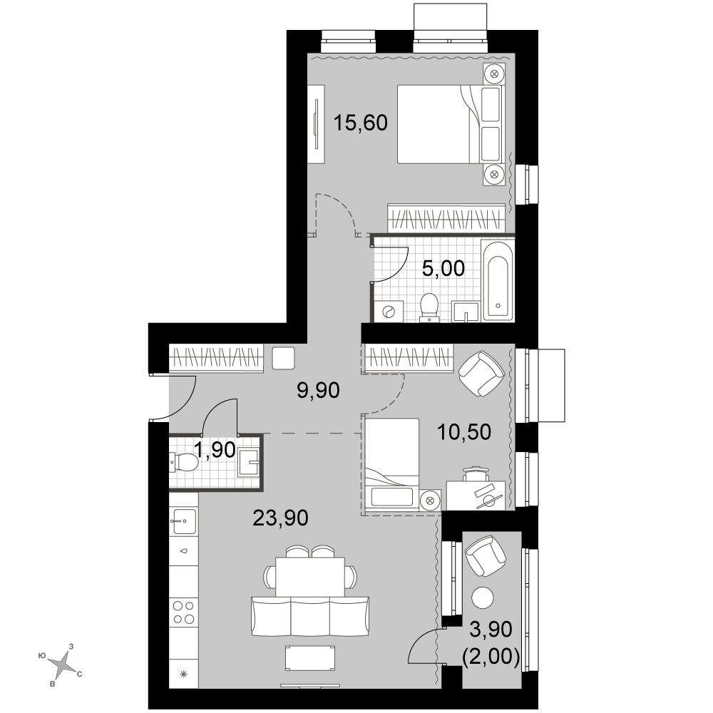 План таунхауса