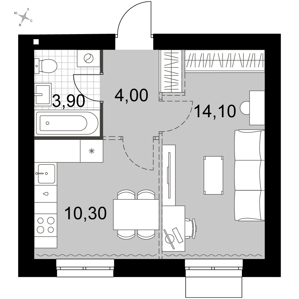 План таунхауса