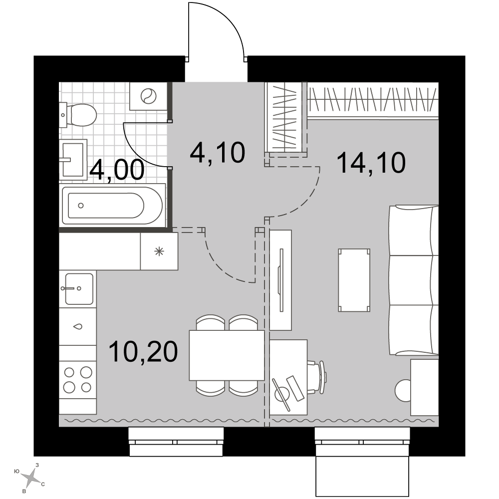 План таунхауса