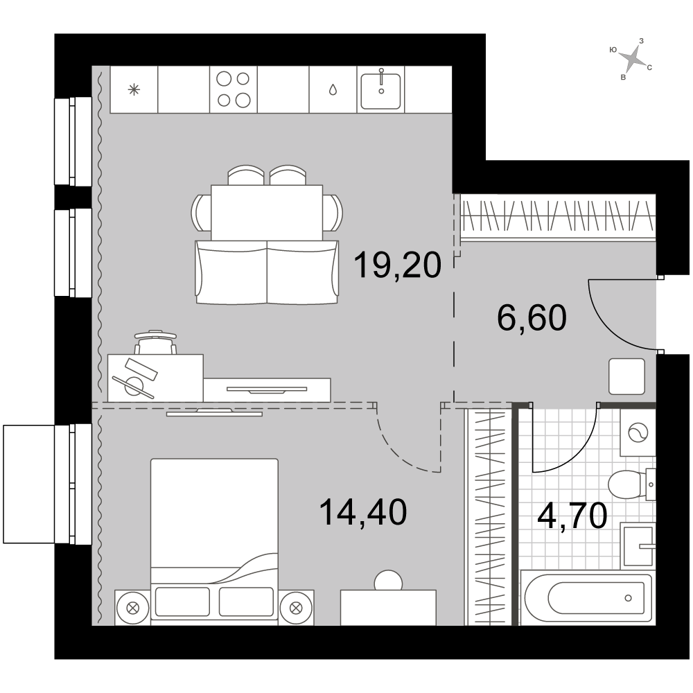 План таунхауса