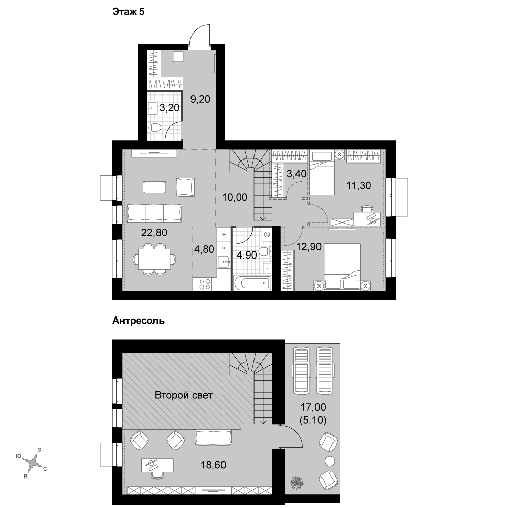 План таунхауса