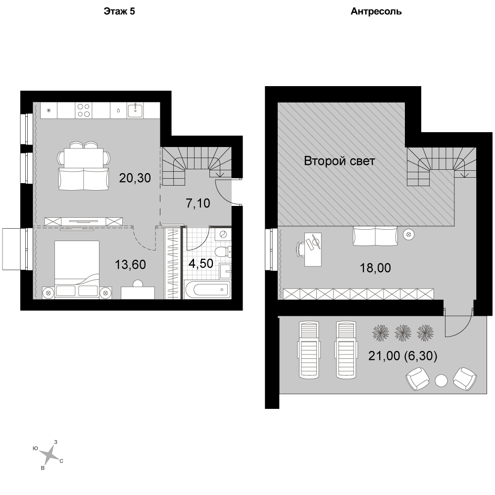 План таунхауса