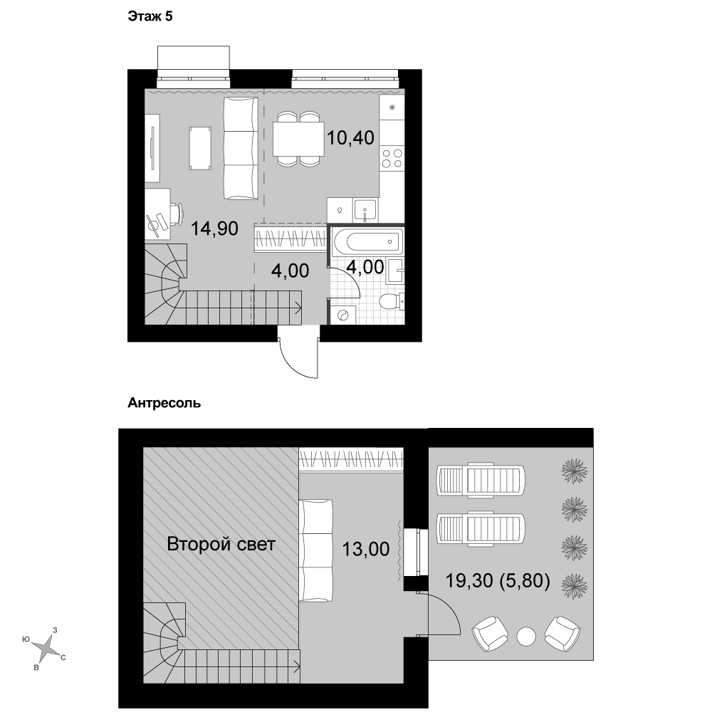 План таунхауса