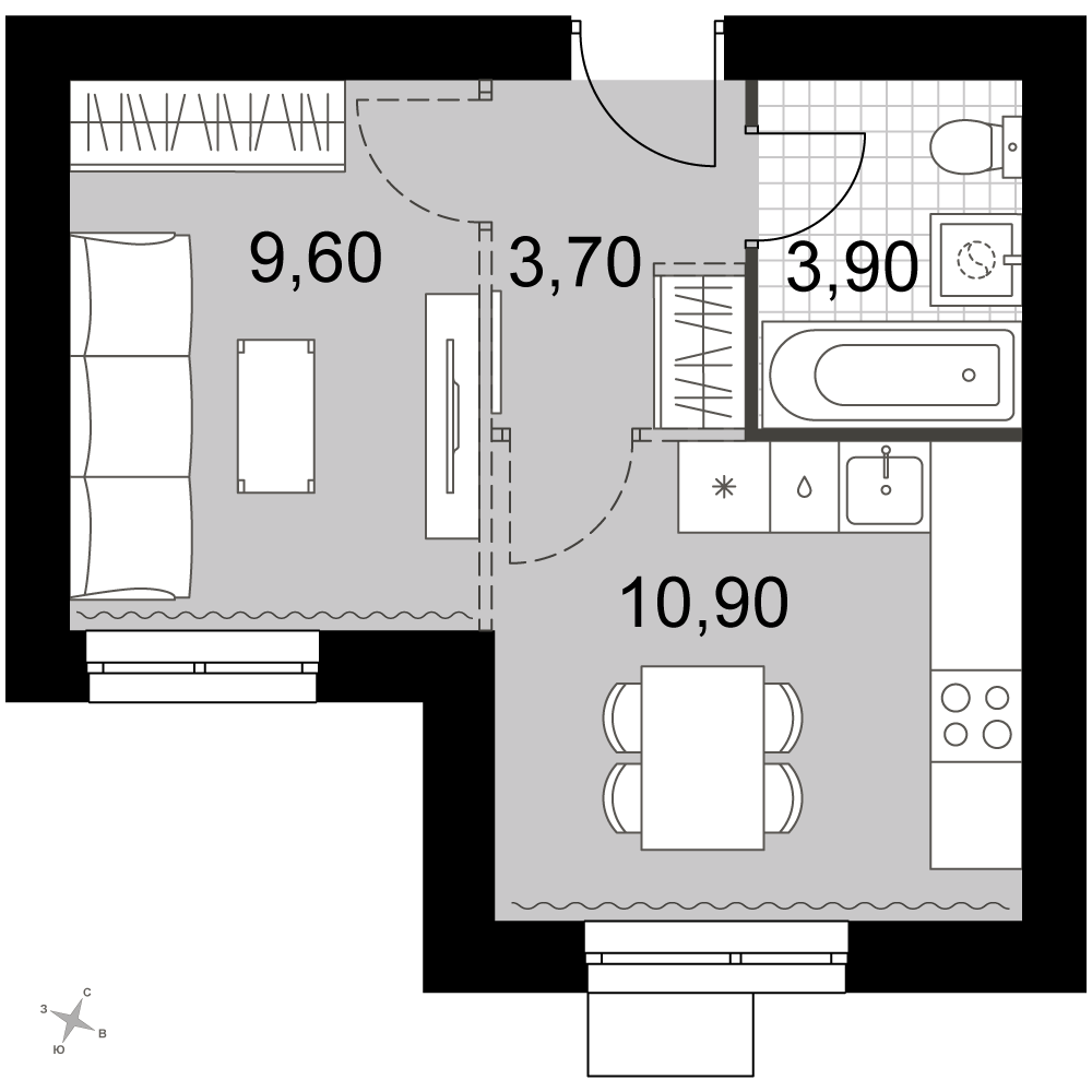 План таунхауса