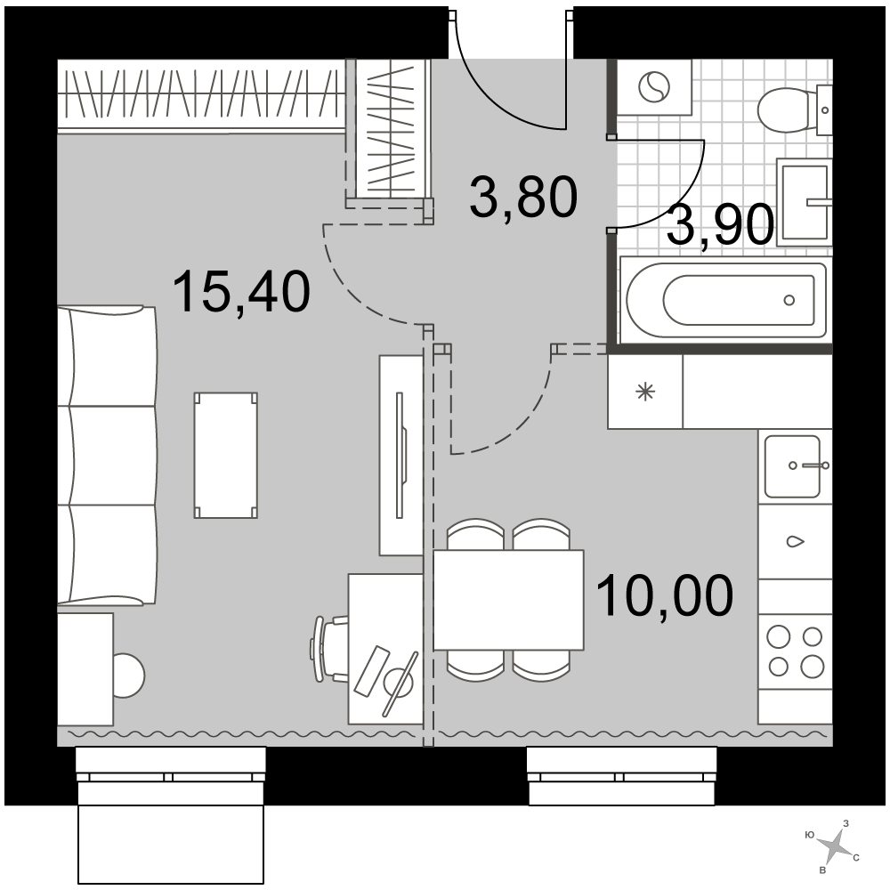 План таунхауса