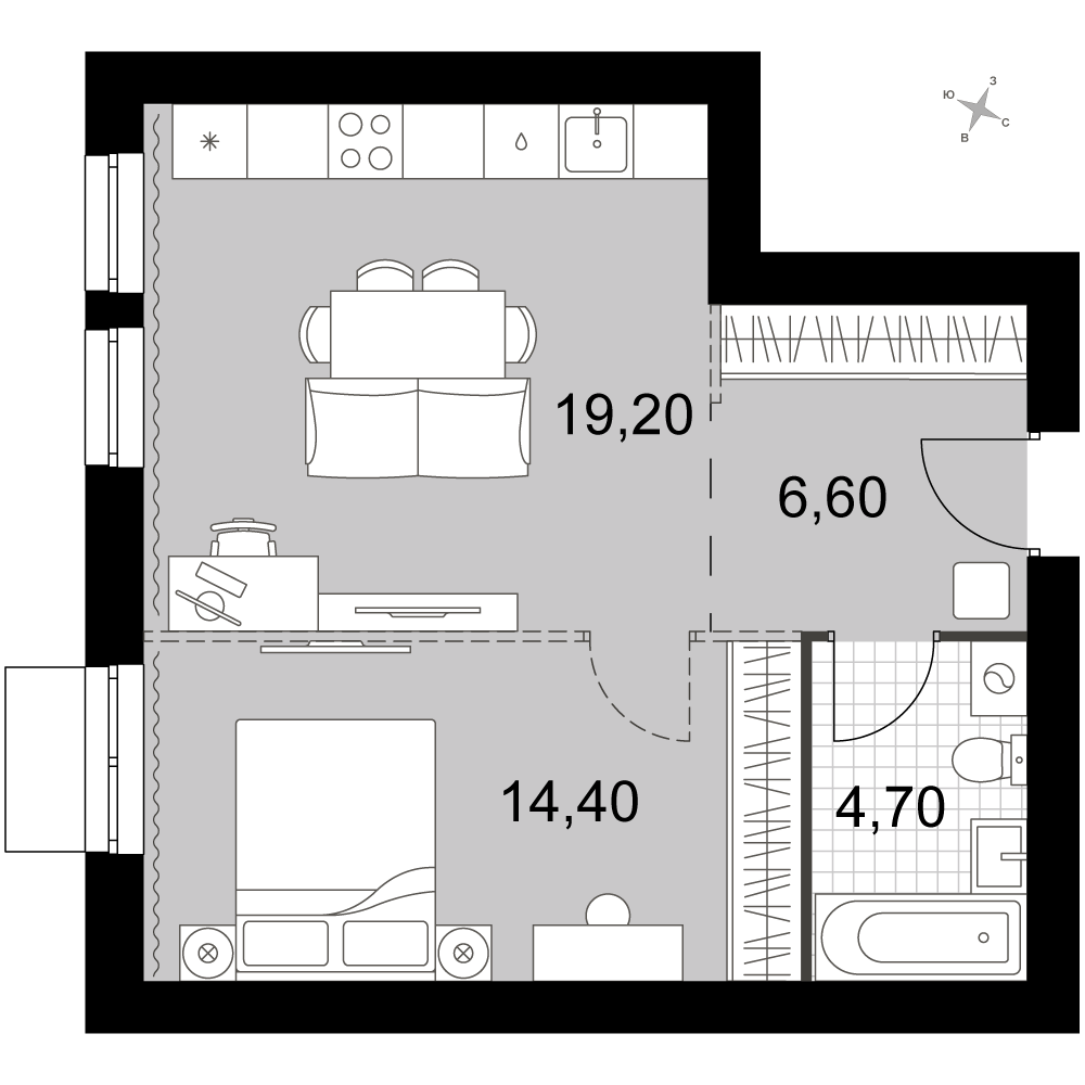 План таунхауса