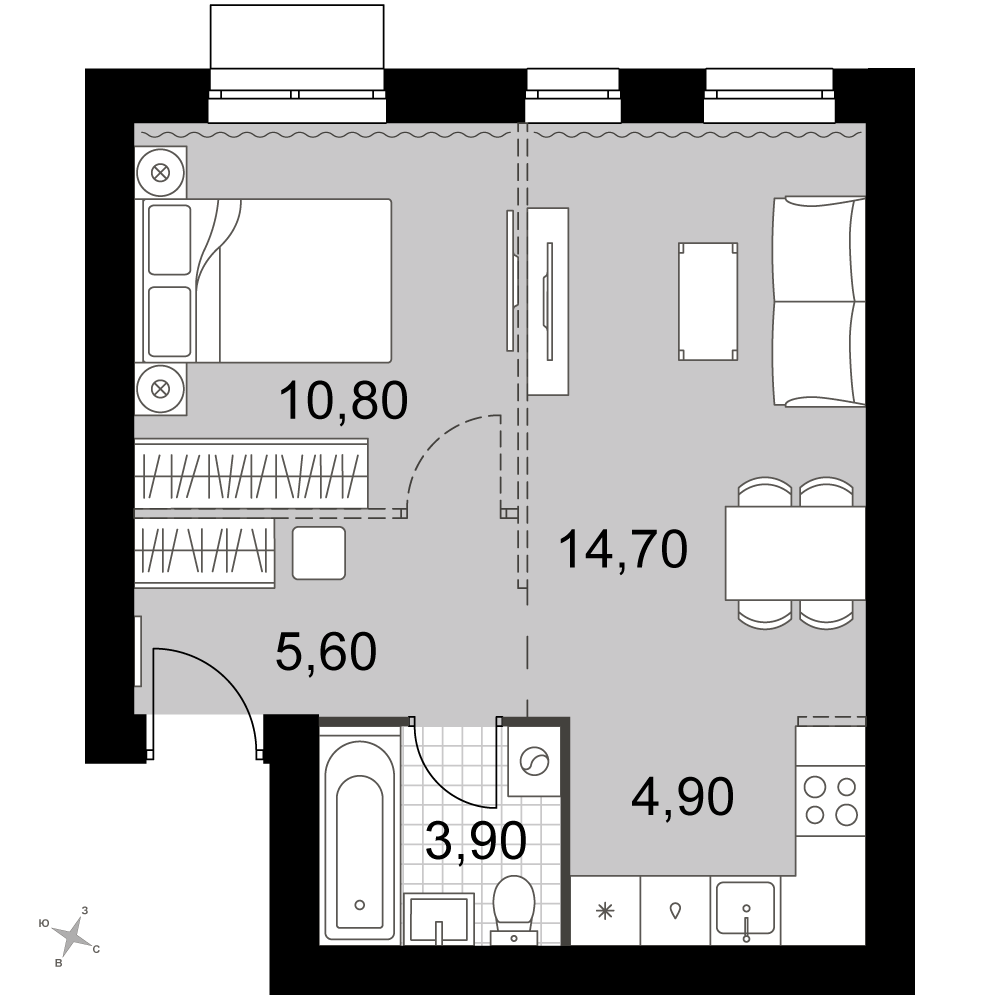 План таунхауса