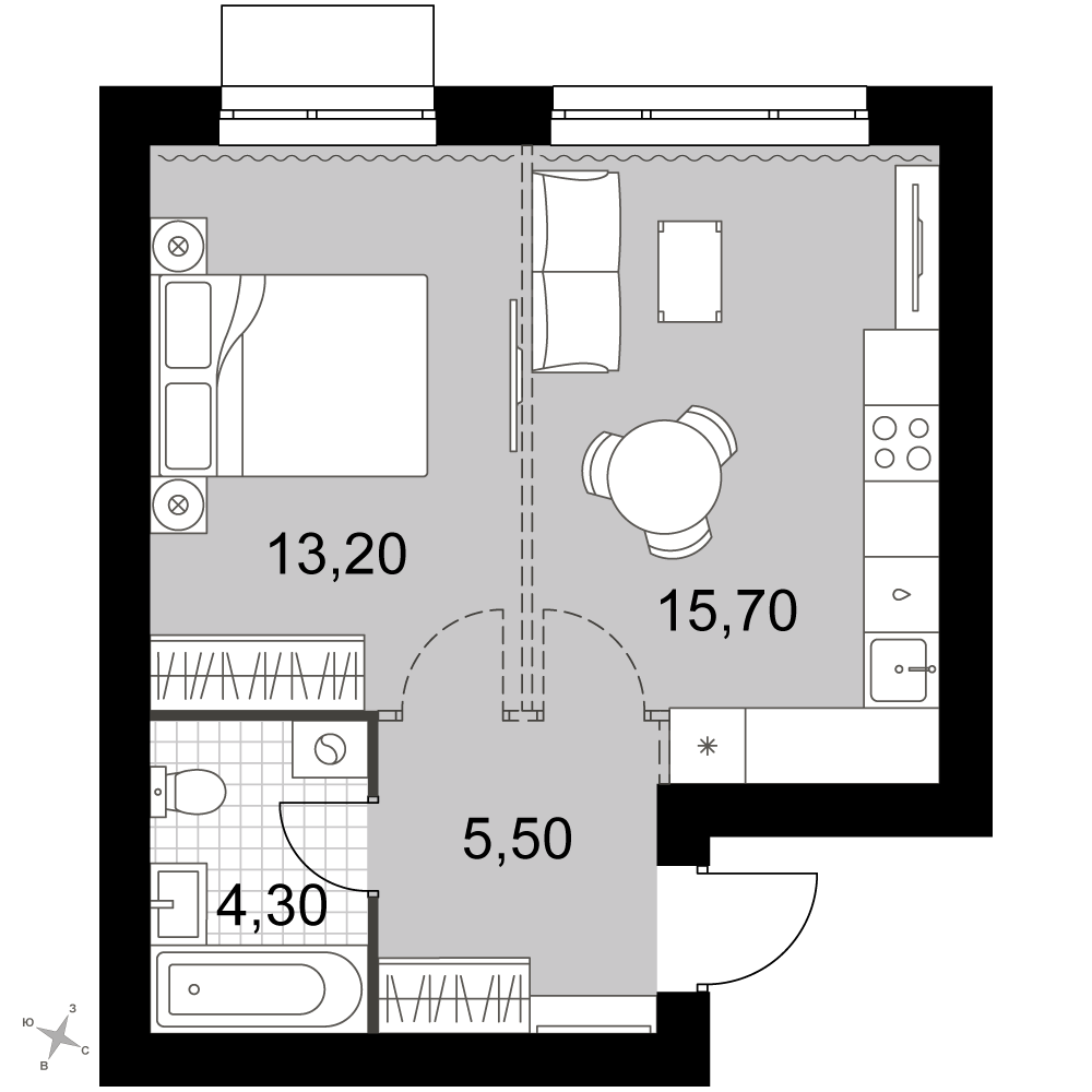 План таунхауса