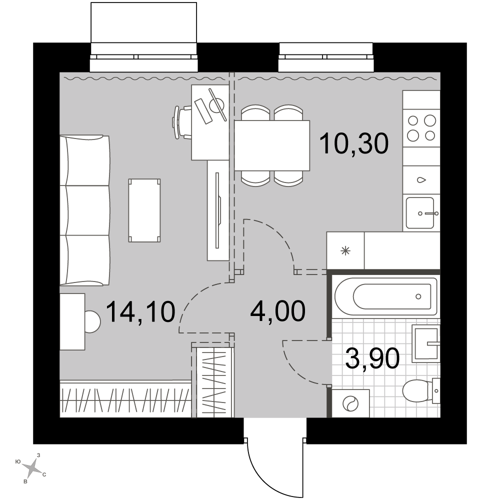 План таунхауса