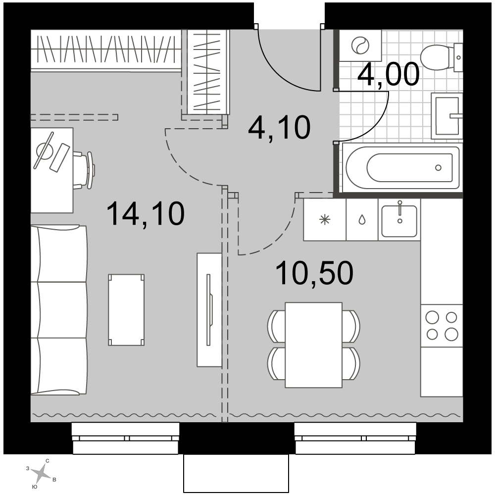 План таунхауса