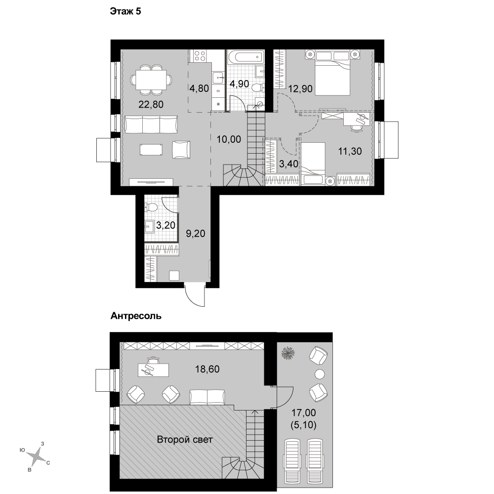 План таунхауса