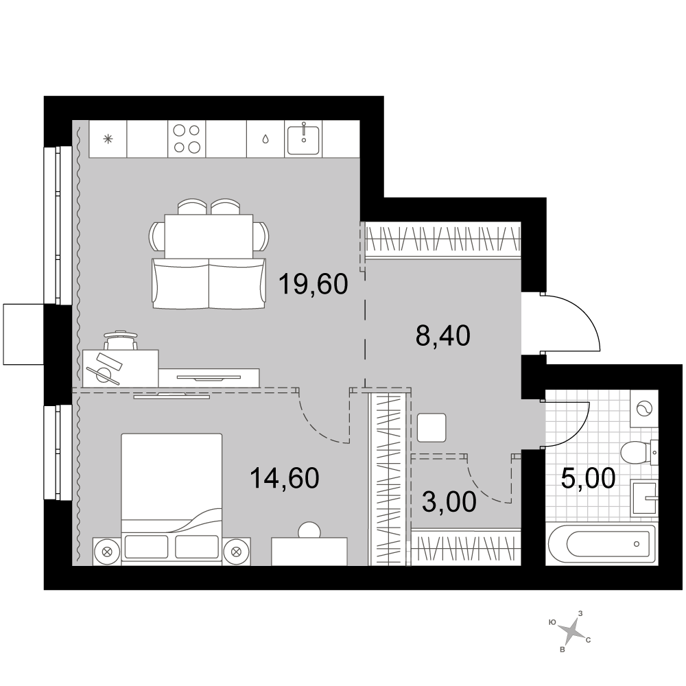 План таунхауса
