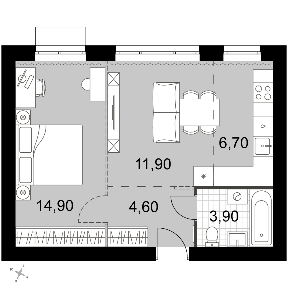 План таунхауса