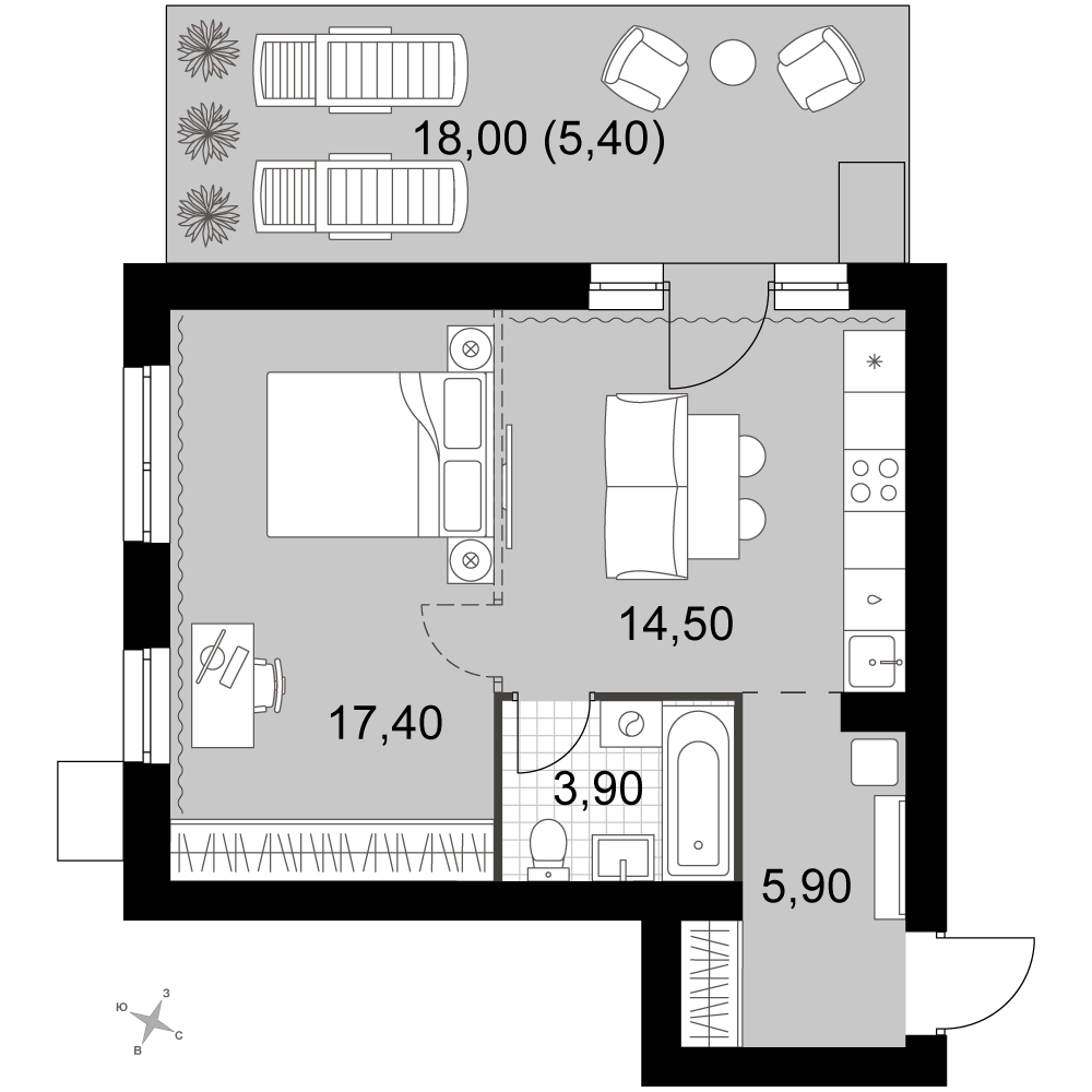 План таунхауса