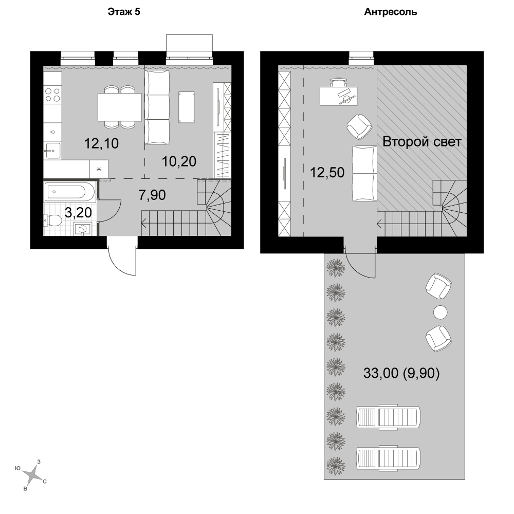 План таунхауса