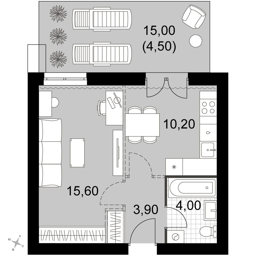 План таунхауса