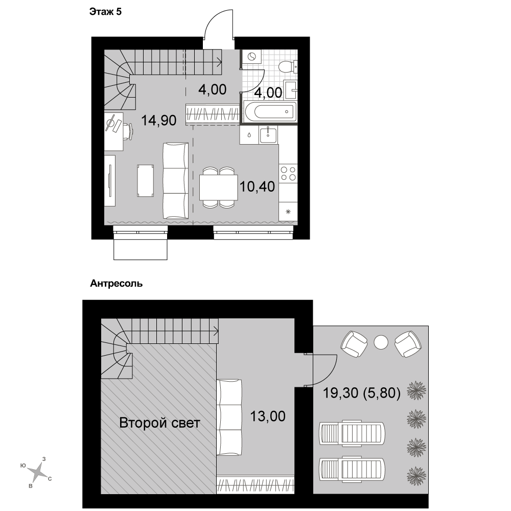 План таунхауса
