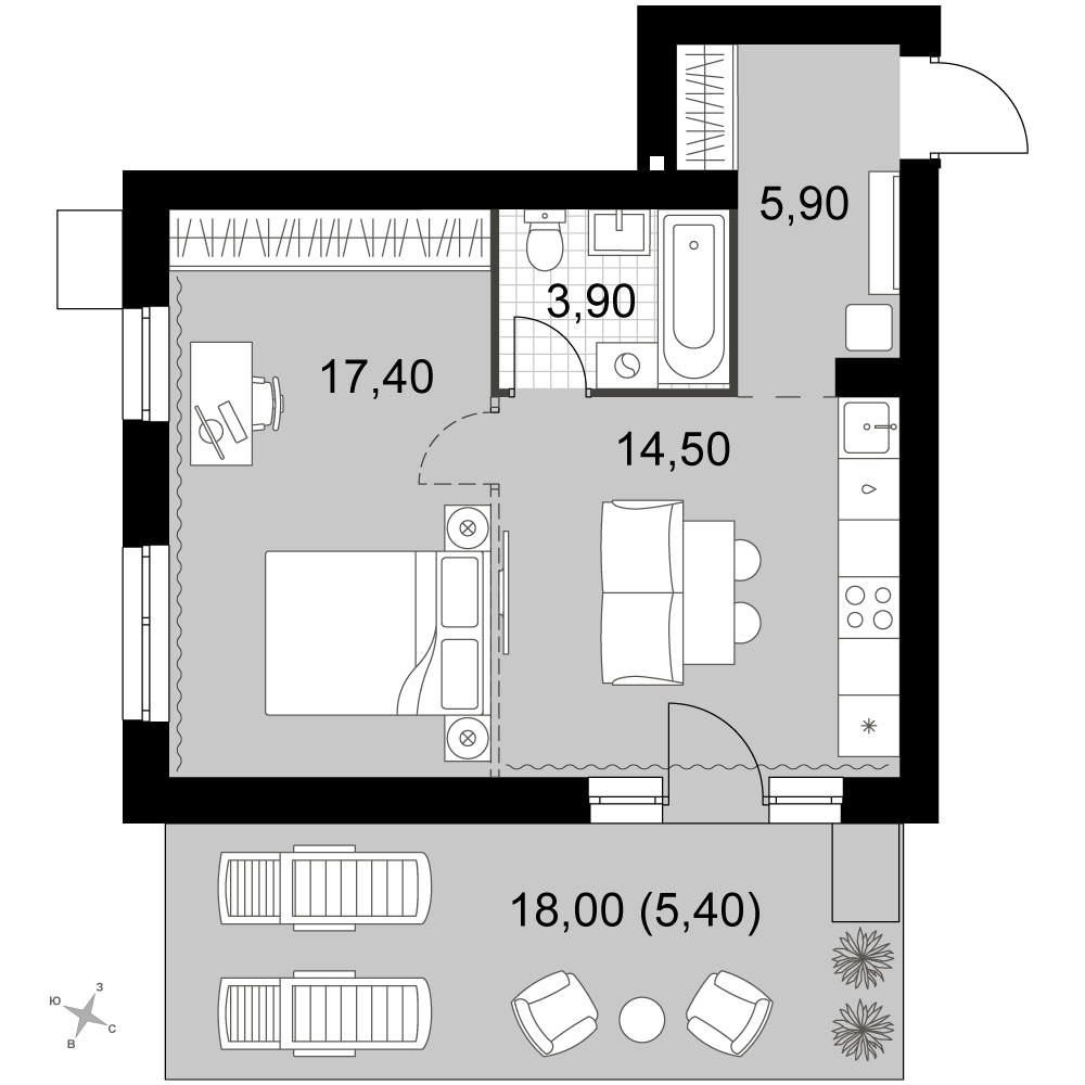 План таунхауса