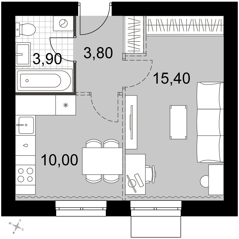 План таунхауса