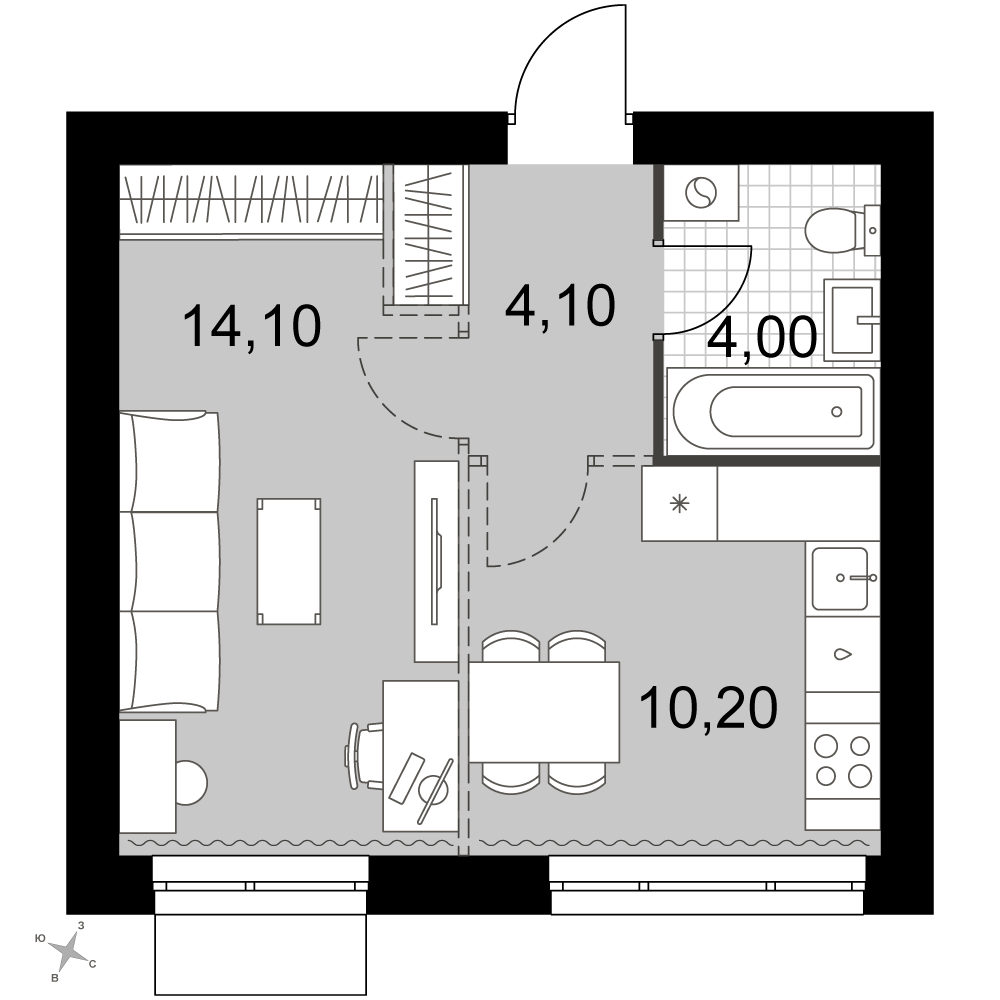 План таунхауса