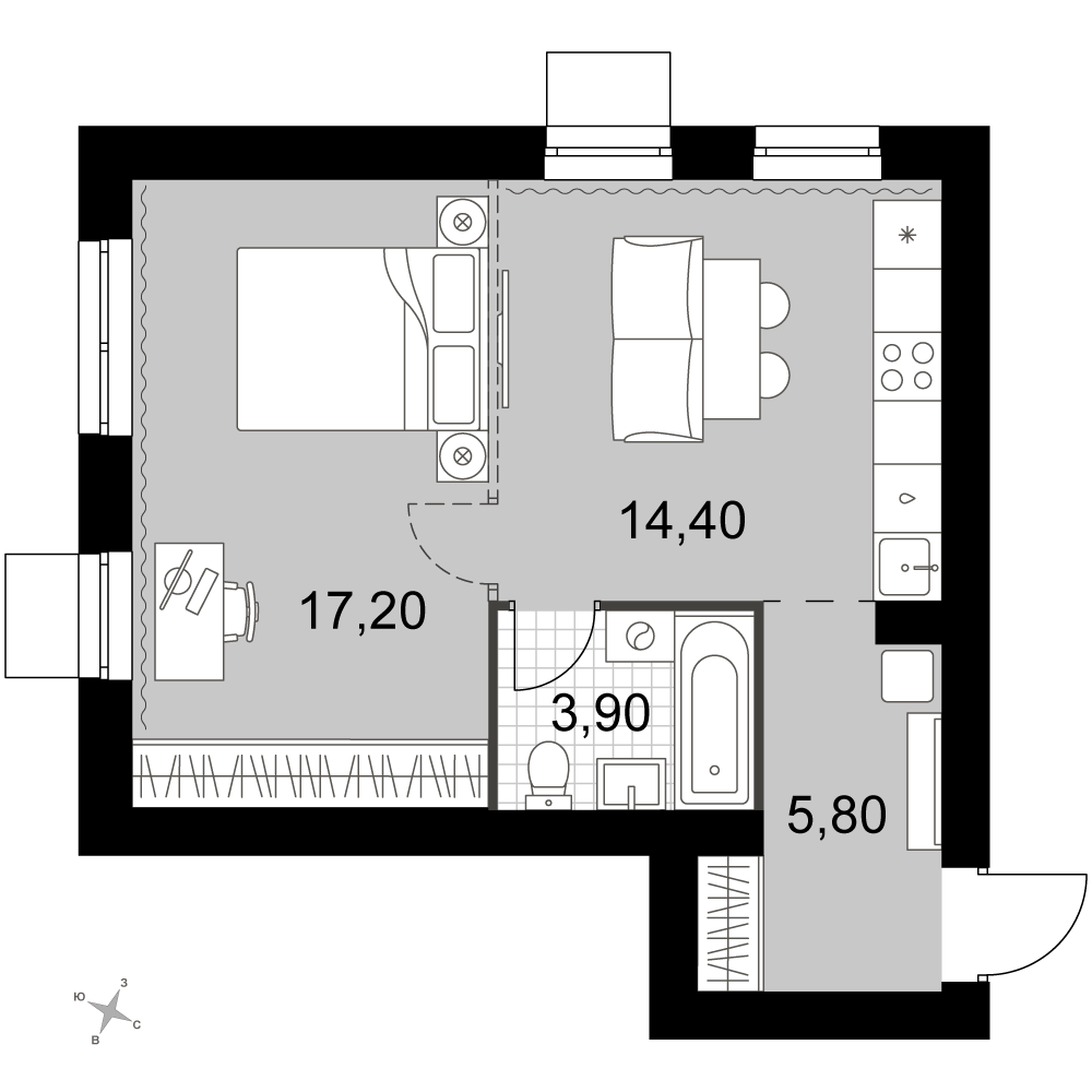 План таунхауса