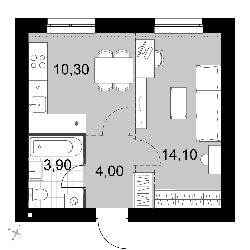 План таунхауса