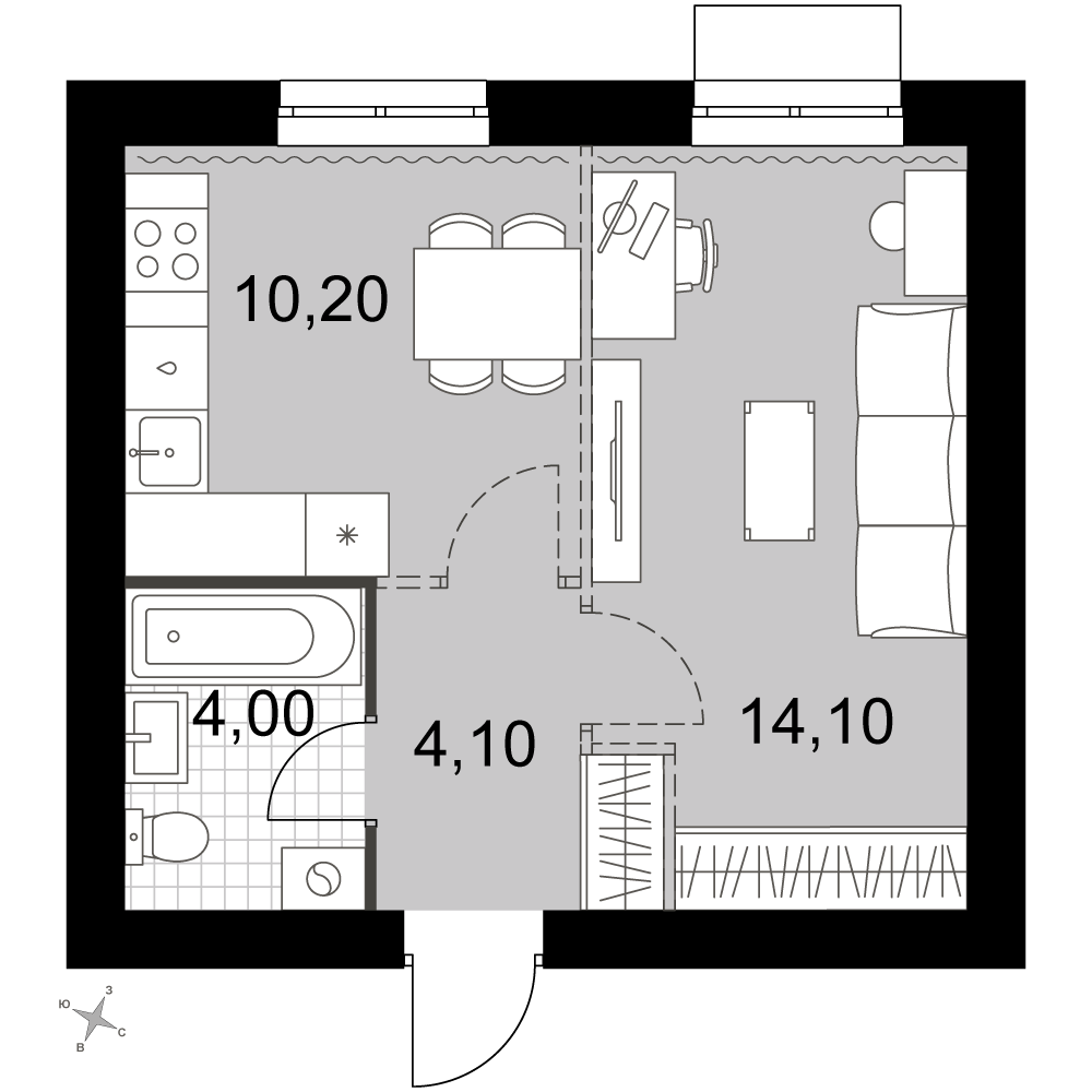 План таунхауса