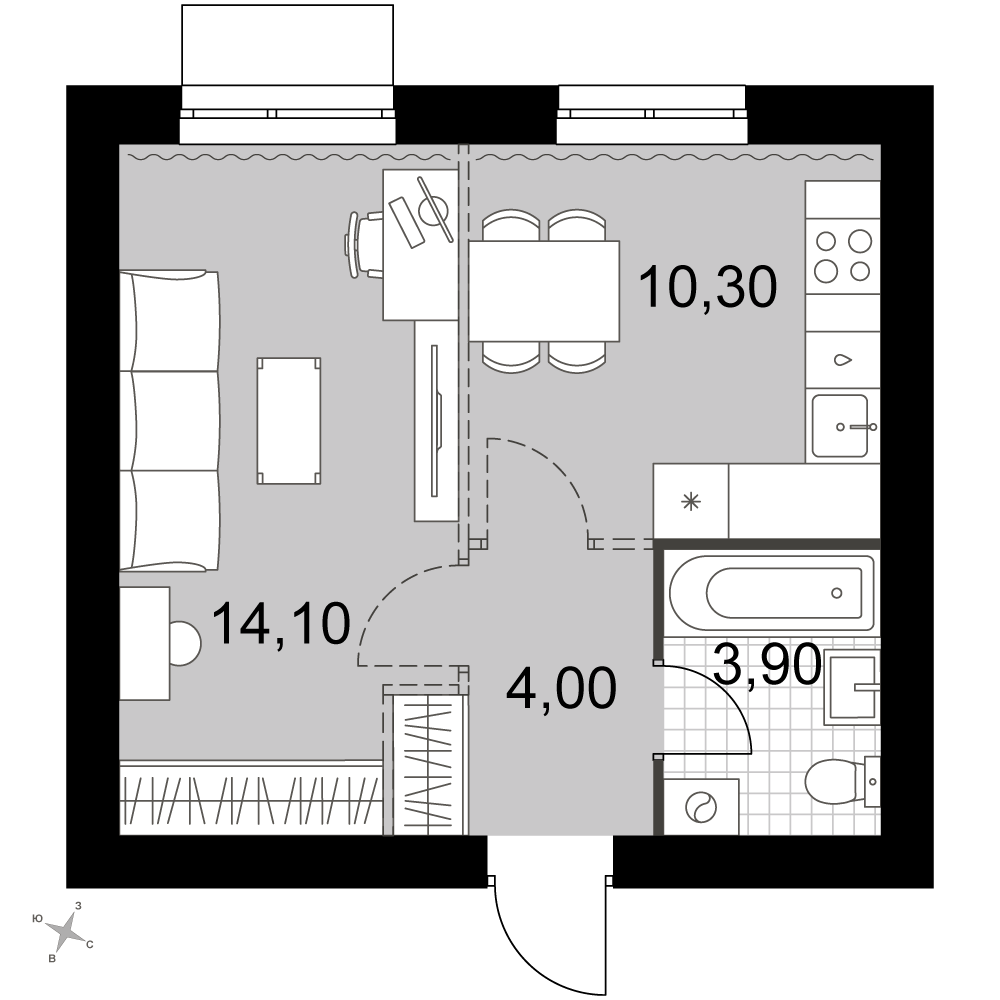План таунхауса