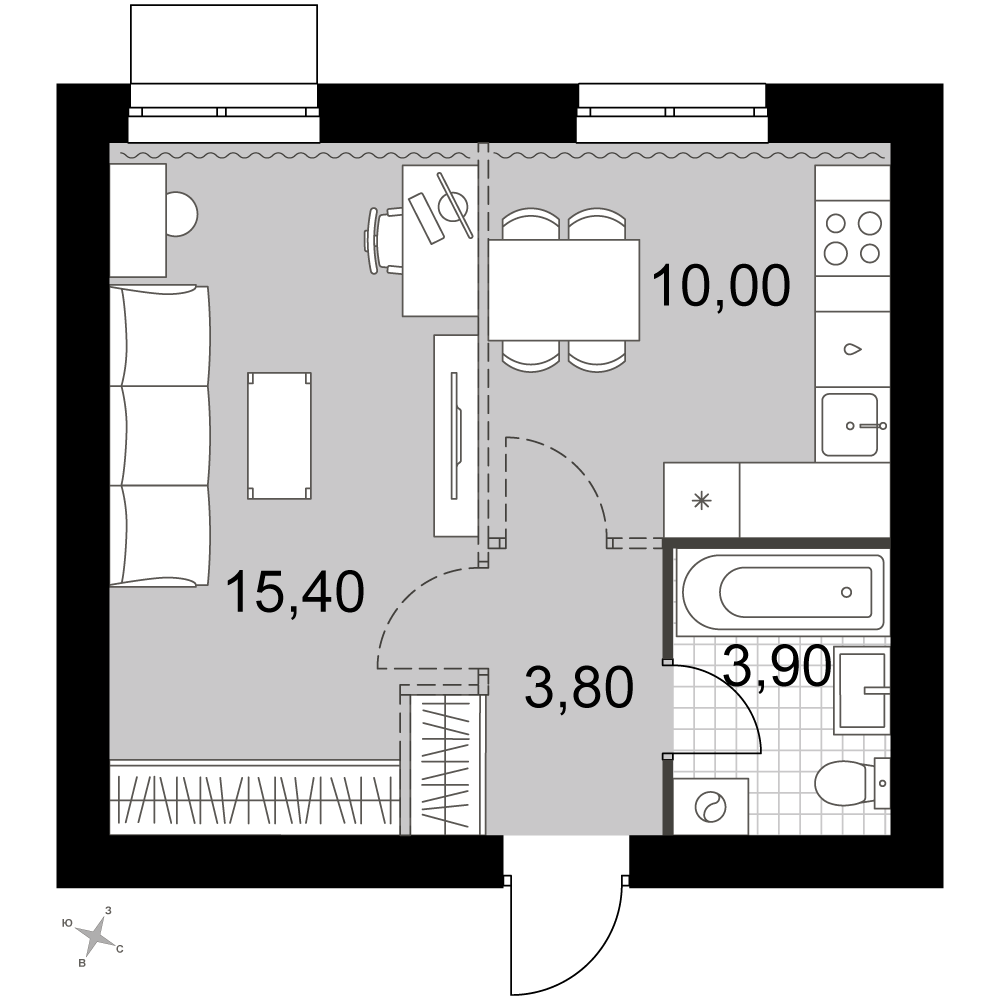 План таунхауса