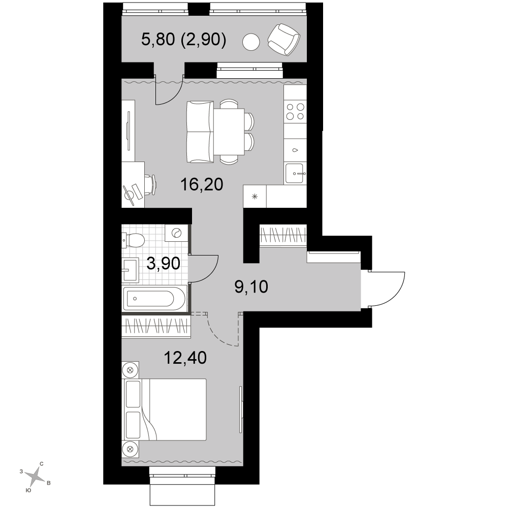 План таунхауса