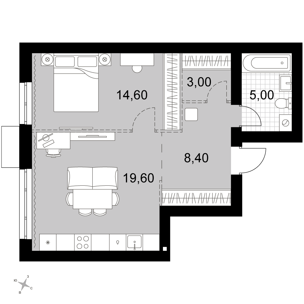 План таунхауса