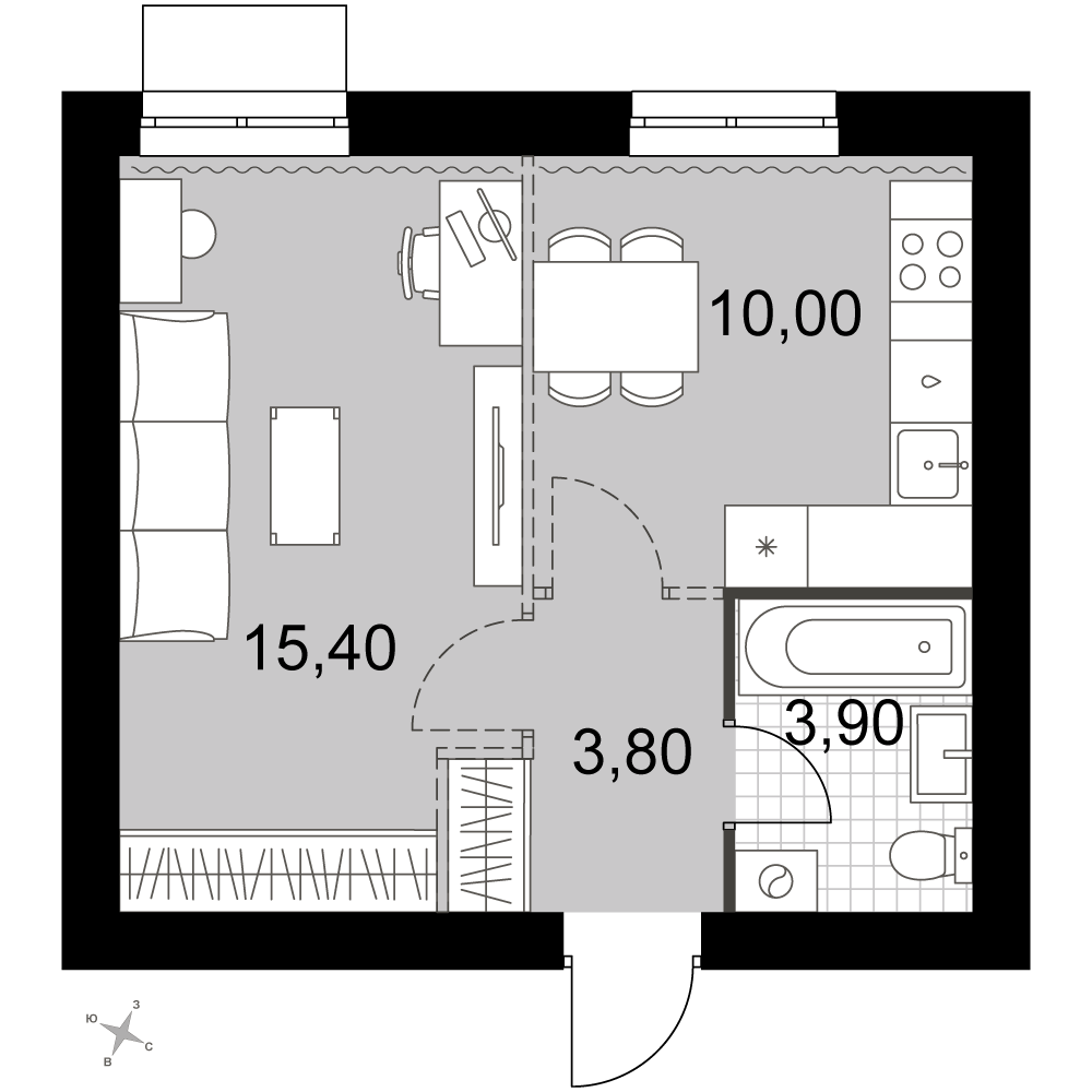 План таунхауса