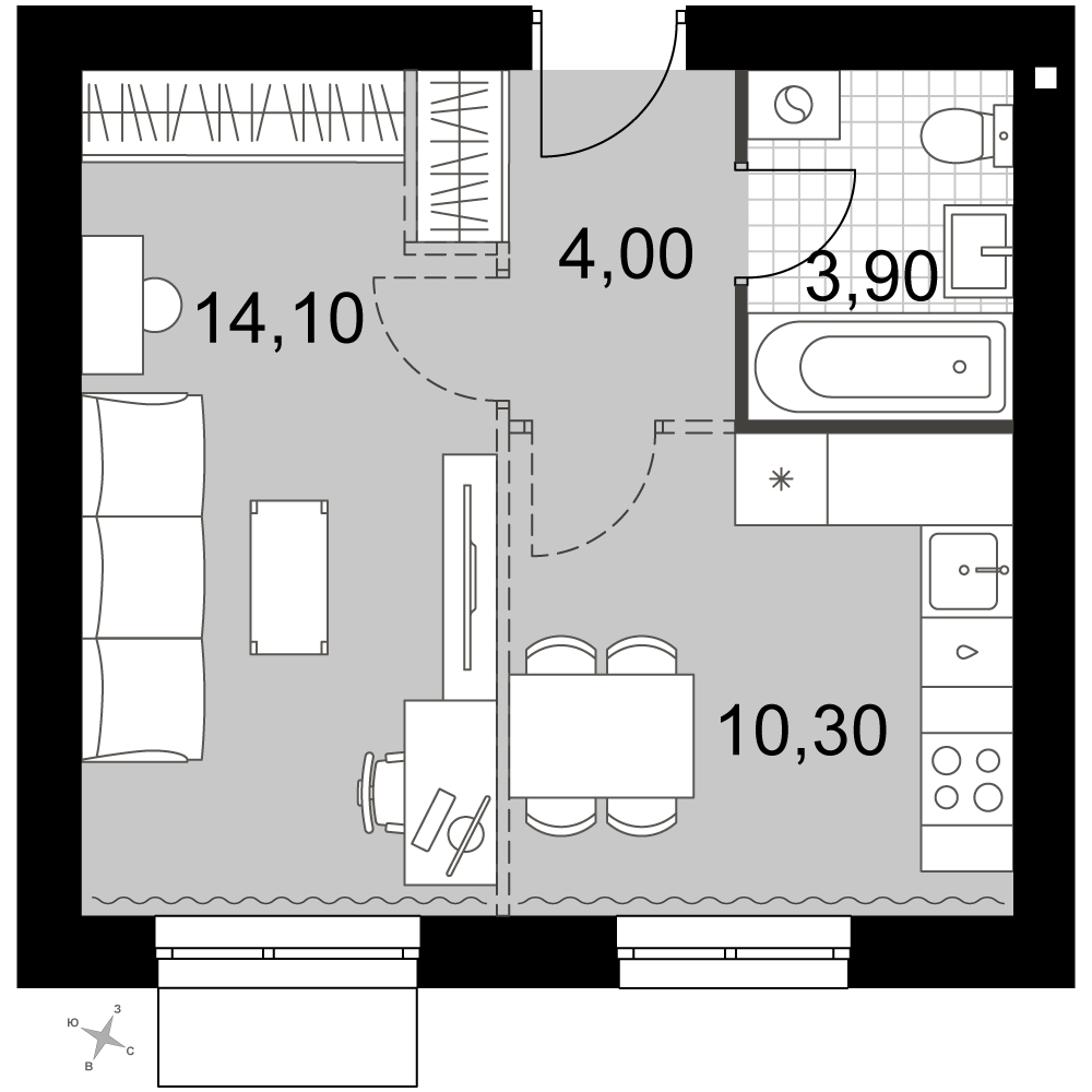 План таунхауса