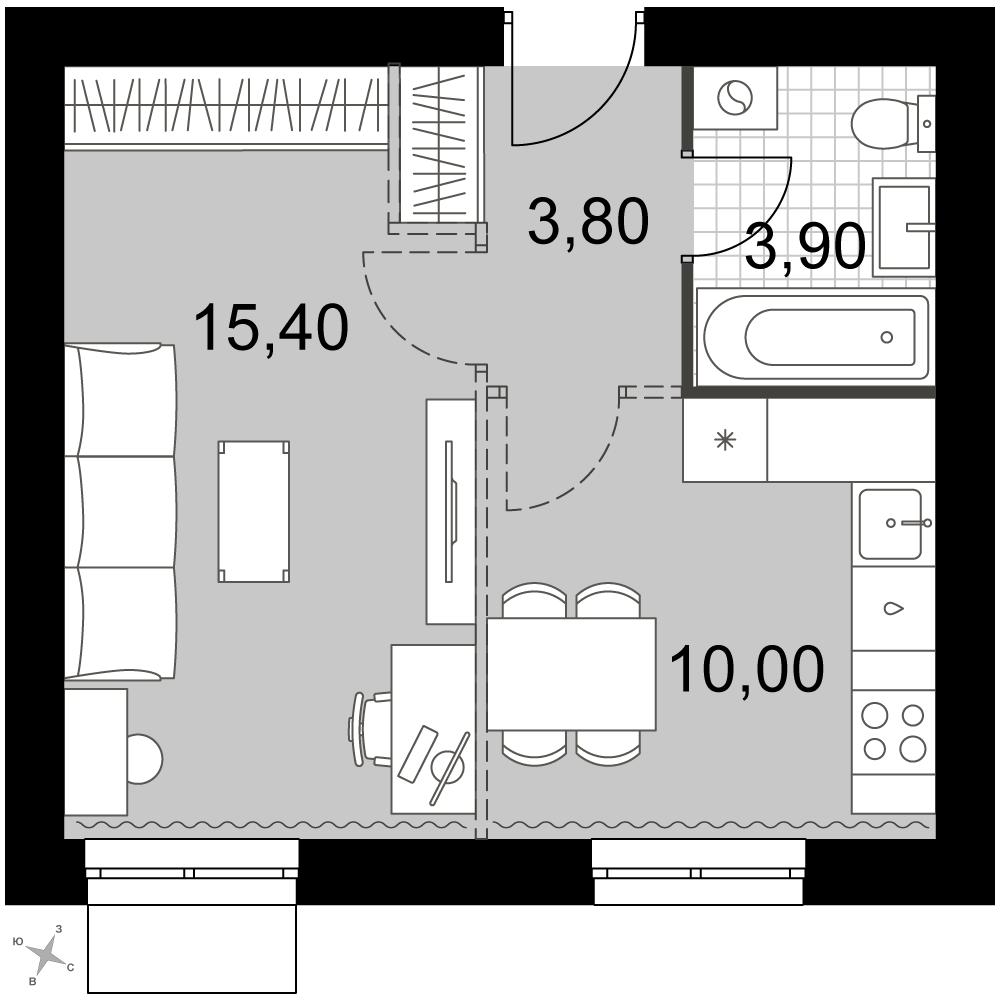 План таунхауса