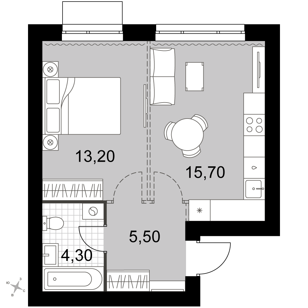 План таунхауса