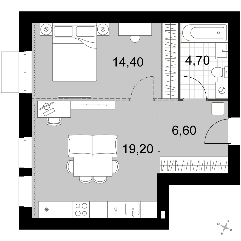 План таунхауса