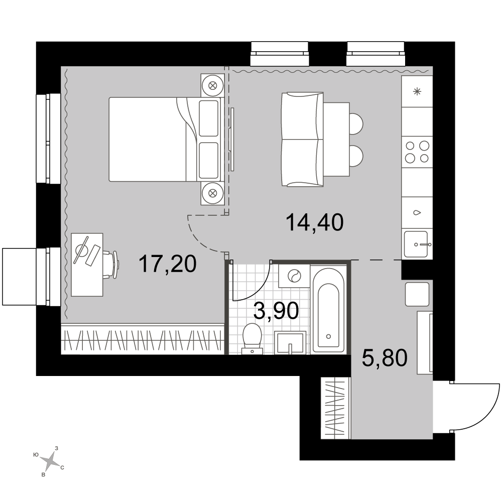 План таунхауса