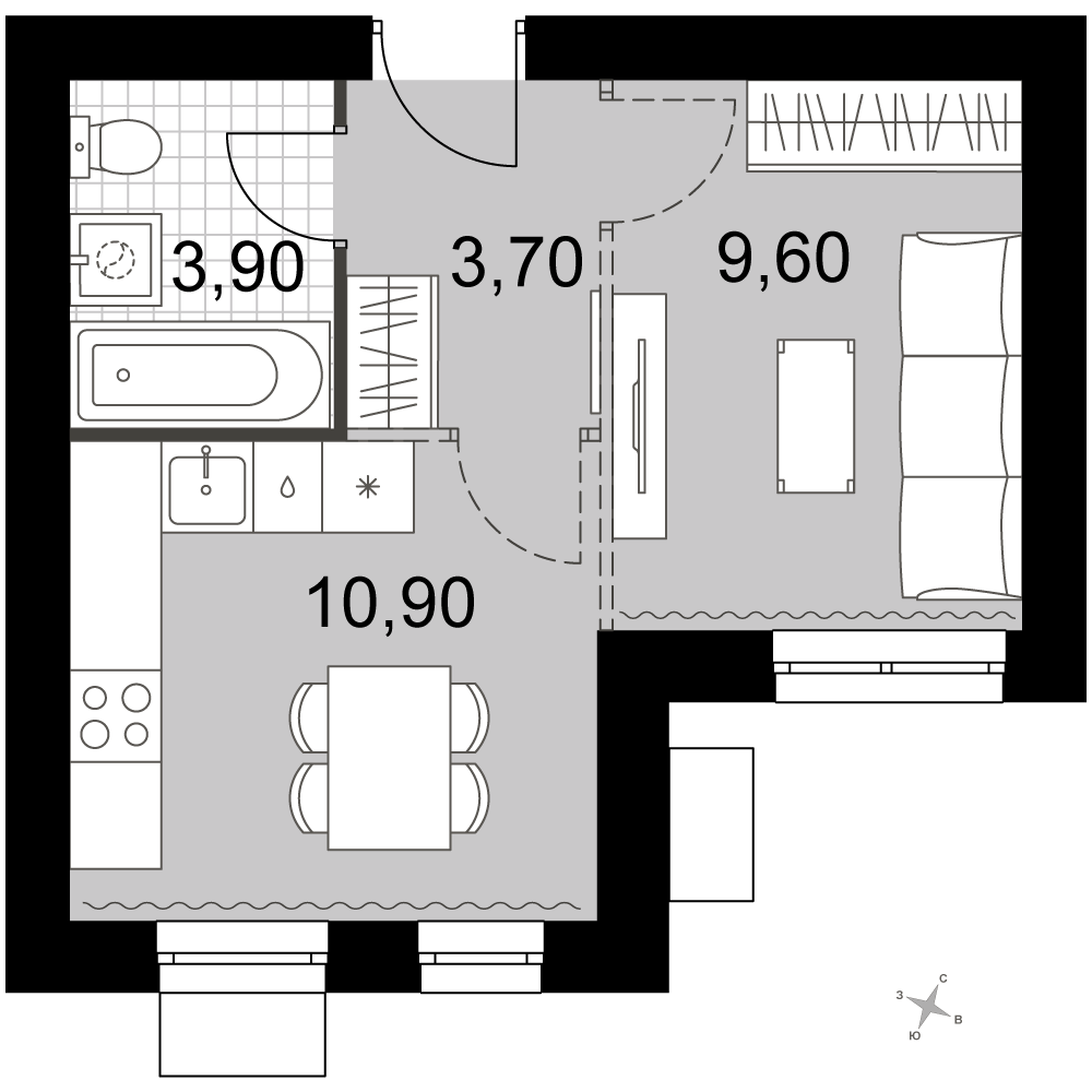 План таунхауса