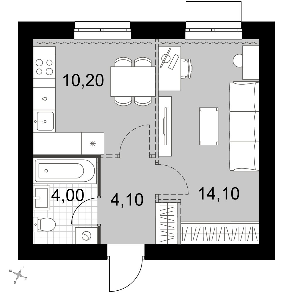 План таунхауса