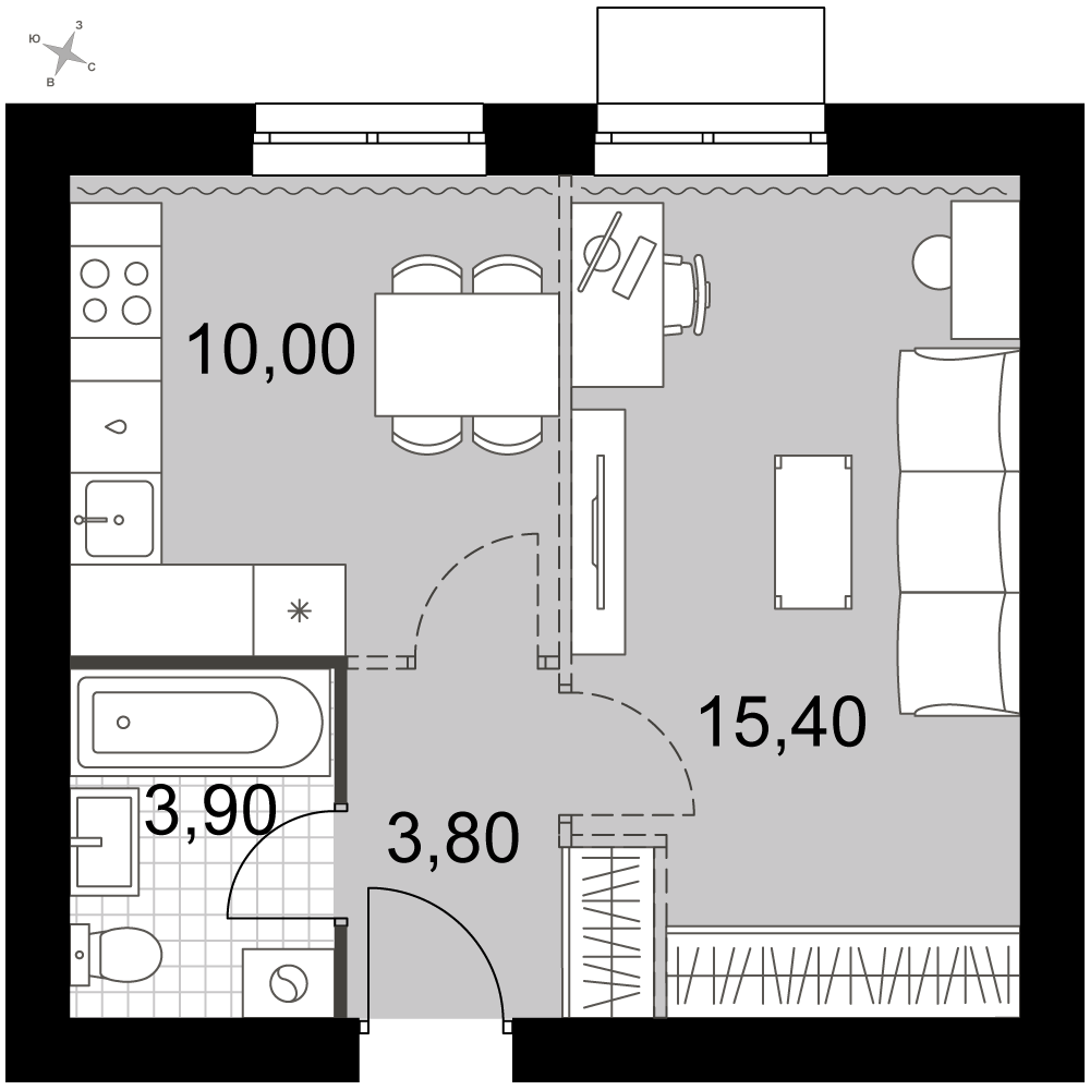 План таунхауса