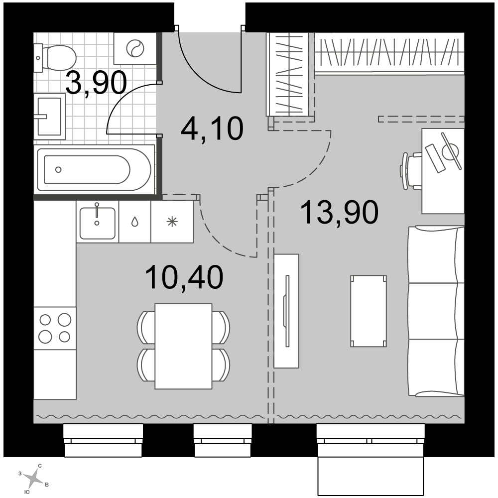 План таунхауса