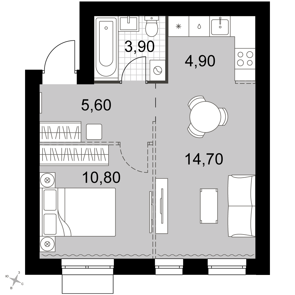 План таунхауса